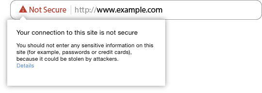 Invalid SSL certificate example