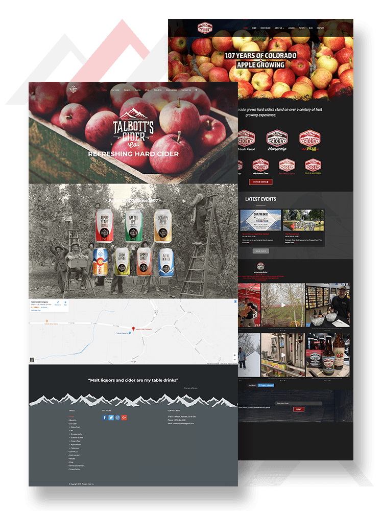 website design Talbot cider