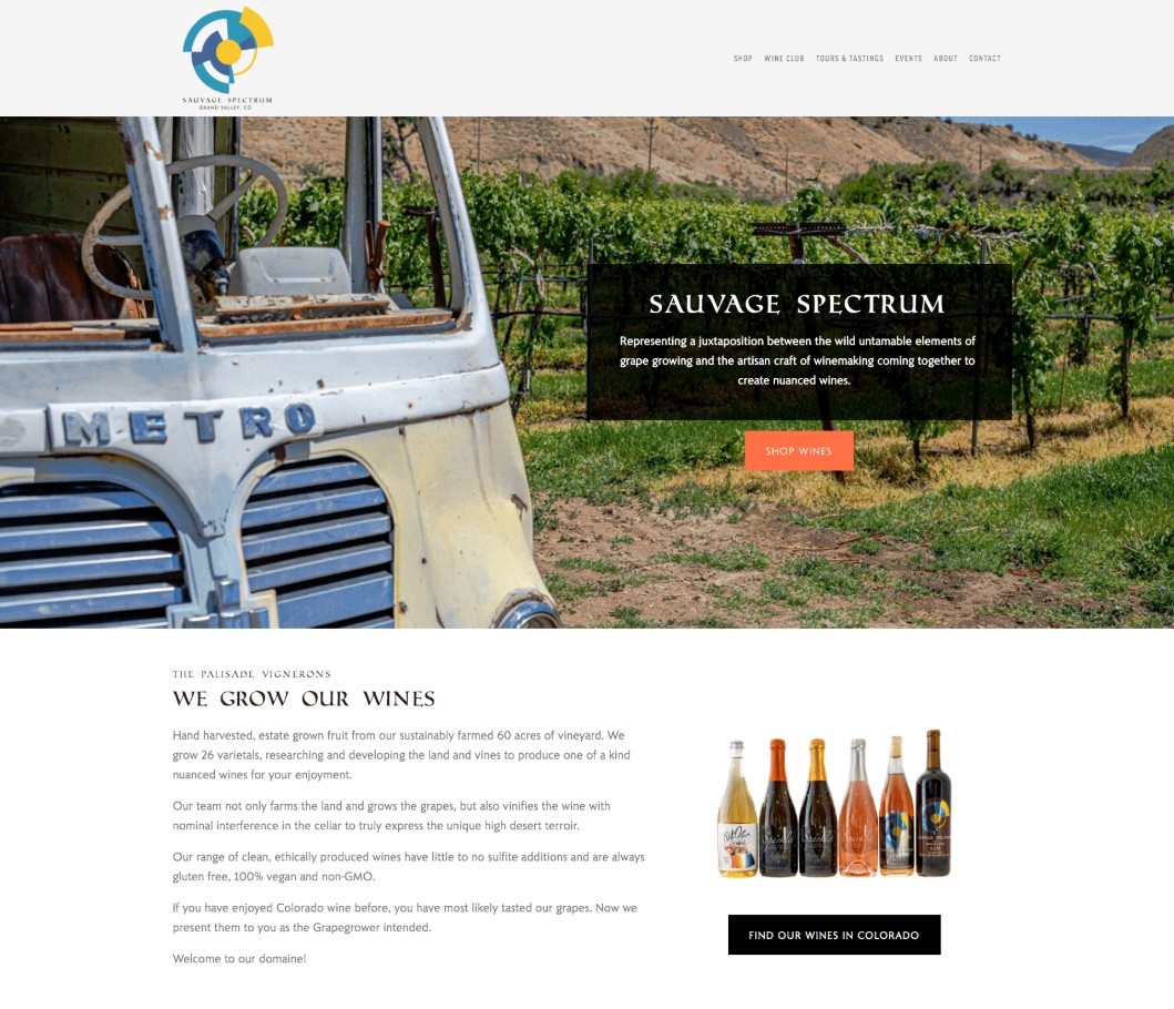 Sauvage Spectrum Wines : Long Point Digital